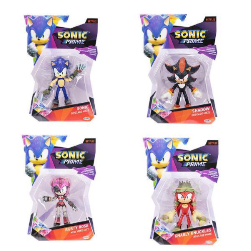 JAKKS SONIC SERIE 2 PERSONAGGI ARTICOLATI DA 13 CM SOGGETTO CASUALE